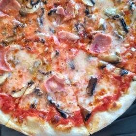Pizza Prosciutto Funghi menu Vecchia Tana By Italycafe Pizza. Seminyak