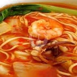 Mie Pedas Seafood menu Warung Chilli, Kampus Unud