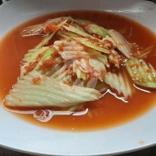Rujak Kuah Pindang menu Warung Rujak Bu Khandra Ubung, Cokroaminoto