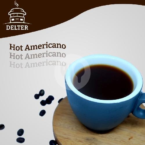 Hot Americano menu Kopi Delter