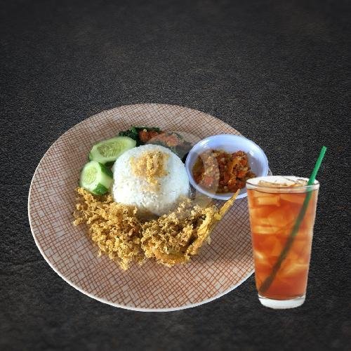 PAKET PUAS AYAM KREMES menu Ayam Bakar Mahira, Renon