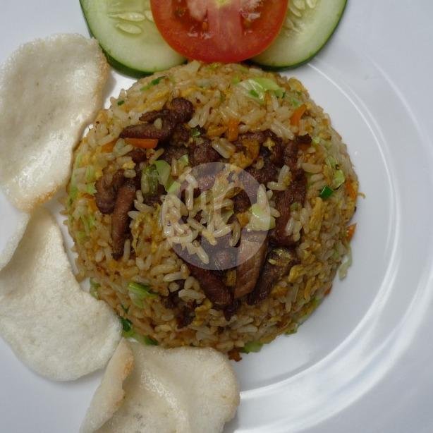Nasi Goreng Kambing menu Warung Papa Sanz, Teuku Umar Barat