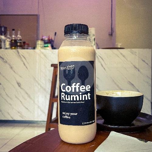 Coffee RUMINT 500ml menu Teman Lama Kopi, Meninting Raya