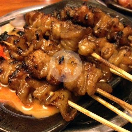 sate campur kulit +nasi menu Sate Ayam Ponorogo, Kerobokan