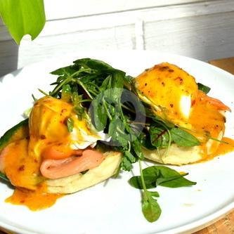 Hollandaise Salmon menu Coffee Cartel (Coffee And Bakery), Seminyak