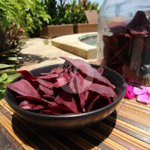 Purple Cassava Chips 100gr menu Putri Fresh Organic, Mengwi