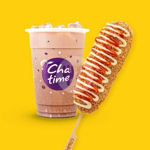 Chatime + Hotdakk menu Chatime x Cupbop, Uluwatu Bali