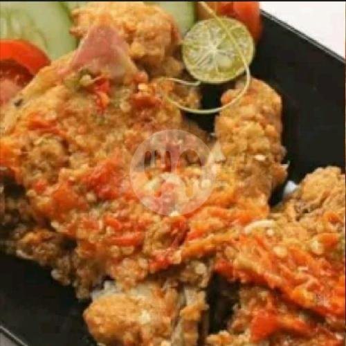 Ayam Geprek A menu Ack Fried Chicken, Nusa Indah