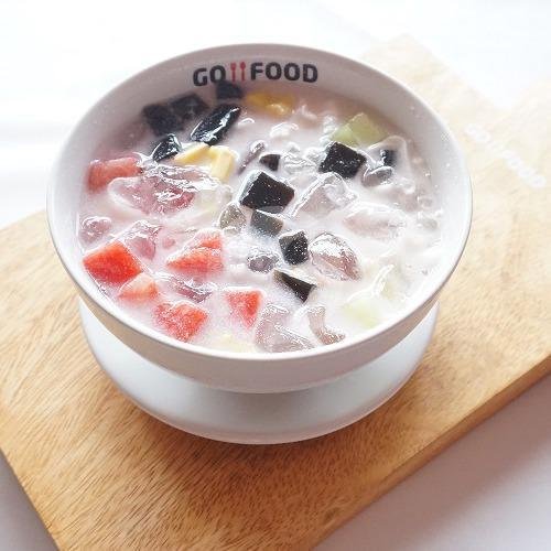 Es Campur Jelly Susu menu Warung Lunak Bali The Joglo
