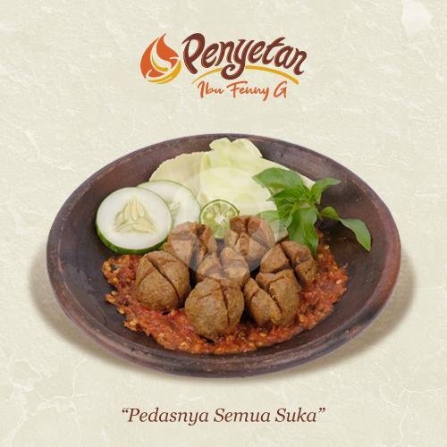 Bakso Penyet menu Penyetan Ibu Fenny G, Cakranegara