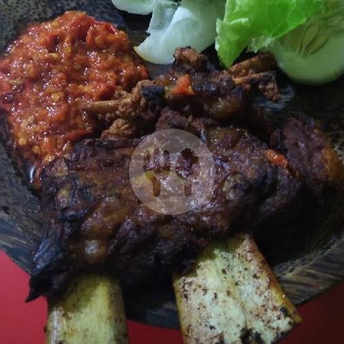 Iga Sapi Penyet + Nasi menu Mie Pangsit Ayam Malang Mbak Indi, Denpasar