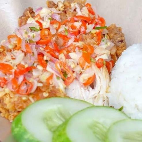 Ayam Geprek Jous ABK ( Sambal Matah Khas Bali ) menu Mie ABK, Jalan Gunung Batur