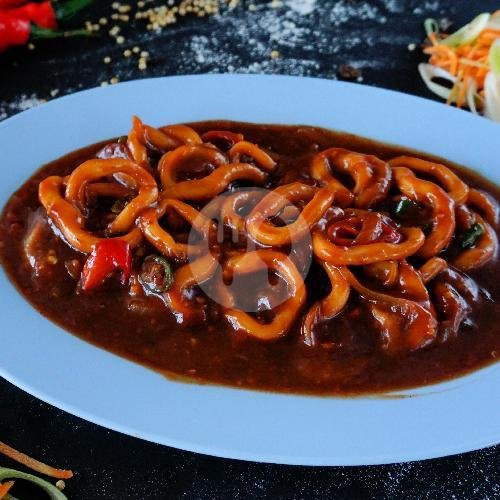 Cumi Asam Manis A La Cak Asmo menu Dapoer Cak Asmo, Mahendradata