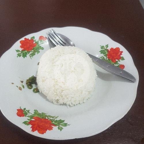 Nasi Putih menu Warung Babi Guling Amertha Sari, Sanur Kauh