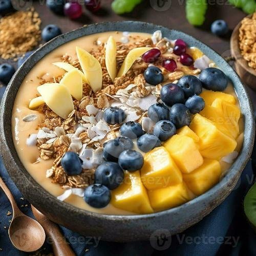 Peanut Butter Smoothie Bowl menu Bintang Smoothies Bowl and Juice, Legian