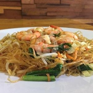 Bihun Goreng Udang menu Warung Bebek Raja (Ramai Jaya), Siligita