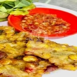 Perkedel Jagung menu Ayam Bakar Ai Kebon Sirih, Teuku Umar Barat