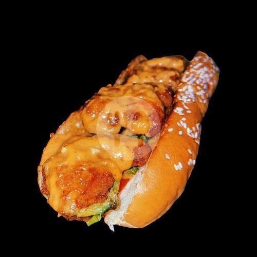 Shrimp Po-Boy Hotdog menu Hungry Hunt Burger & Hotdog, Canggu