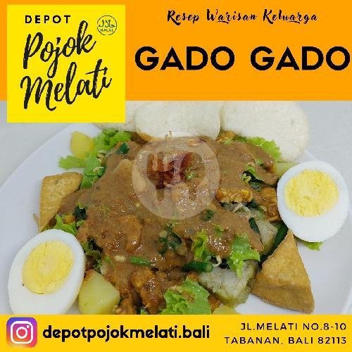 Gado Gado menu Depot Pojok Melati, Tabanan Kota