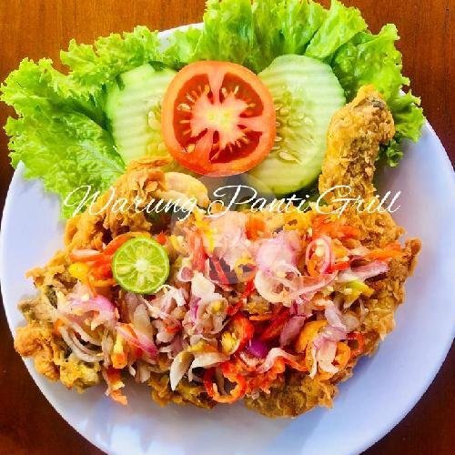 Ayam Geprek Sambal Matah (Jumbo) menu Warung Panti Grill, Denpasar