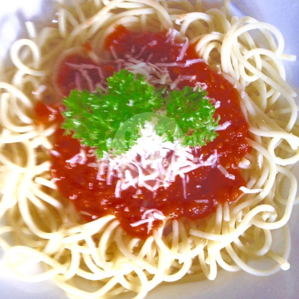 Spaghetti Napolitana menu Cupa Cupa Corner, Tunggak Bingin