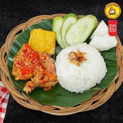 Paket Kenthir 1 menu Ayam Gepuk Pak Gembus, Tabanan Bali