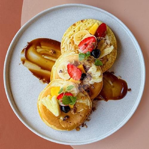 Tropical Fruit Pancakes menu ASAI Cafe, Pura Sekaang Jimbaran