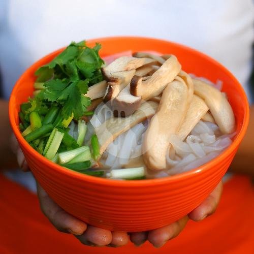Vegan Pho menu Warung Kursi Pendek, Mertasari