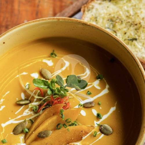 Pumpkin Soup menu Garden, Canggu