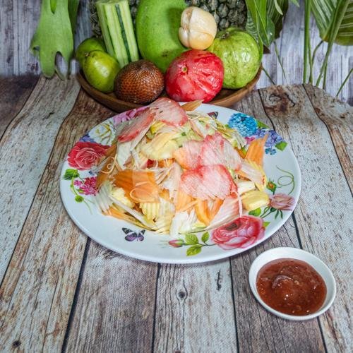 Rujak Colek Gula Pasir menu Rujak Lebah One, Gunung Lebah