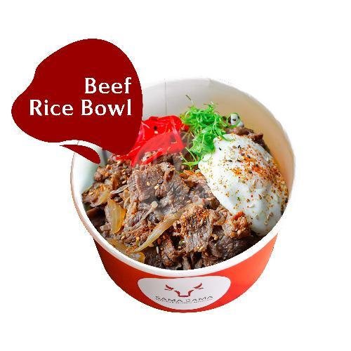 Beef Rice Bowl menu Sama Sama Restaurant Plaza Renon, Plaza Renon