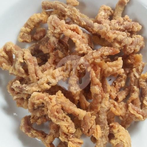 Kripik Usus Ayam menu Yamuna Bakso Balung Sapi, Gn. Agung