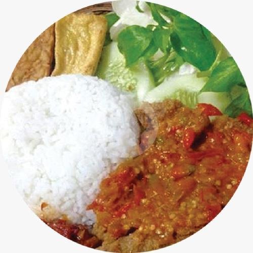 Ayam Geprek Crispy + Nasi menu Warung Bu Pon