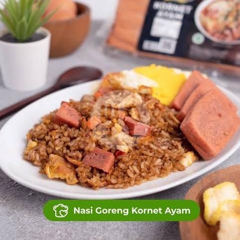 Nasi Goreng Kornet menu Nasi Goreng Khas Jakarta Bu Dennis, Semer Raya