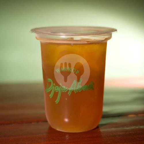 Es Teh Leci menu Warkop Djaja Abadi, Tukad Badung