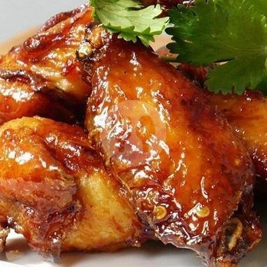 Ayam Asam Manis ( Pedas / Tidak Pedas ) menu Lalapan Setia Kawan, Denpasar