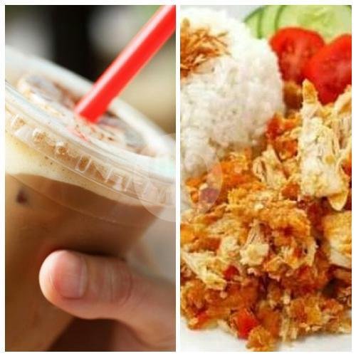 Paket Ayam Geprek Lv 1 - 5 + Es Kopi menu Ayam Geprek Berabe, Tukad Batanghari