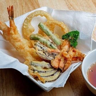 Tempura Platter Veggie menu TYGR Sushi, Pantai Berawa