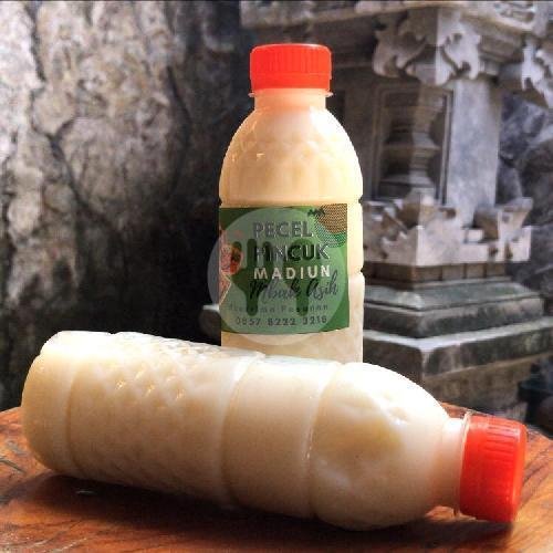 Beras Kencur menu Pecel Pincuk Madiun Mbak Asih, Uluwatu Raya