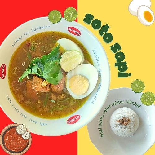 NASI + SOTO DAGING SAPI menu Bakso Idolaku, Denpasar