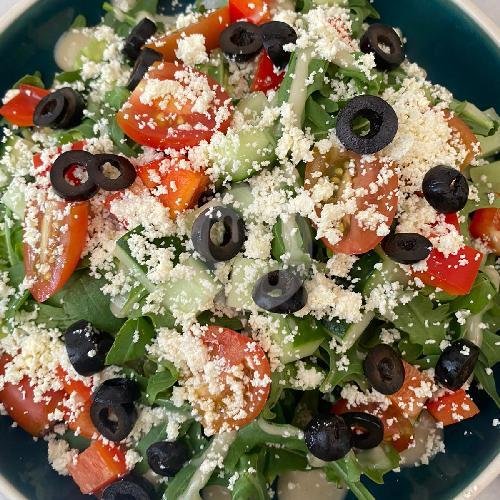 Grek Salad menu Bias Cafe & Bar, Petitenget