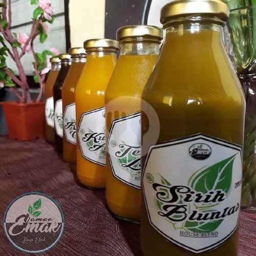 Jamu Sirih Bluntas, Kemasan Botol Kaca (350ml) menu Jamu Emak (Djamoe Emak), Bukit Tunggal
