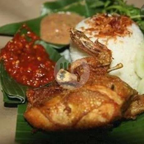 Ayam Goreng Lalapan + Nasi menu Ayam Geprek 99, Kuta