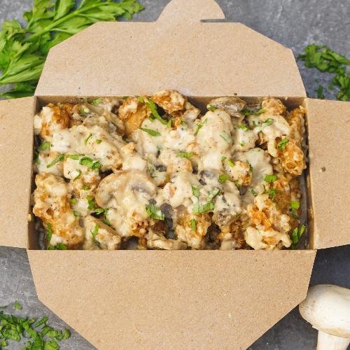 Creamy Mushroom Chicken A la carte menu Barbaric Bowls, Jimbaran