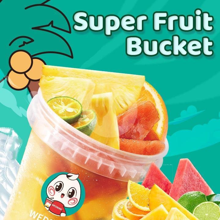 Super Fruit Bucket (Peach) menu Wedrink, Pejanggik