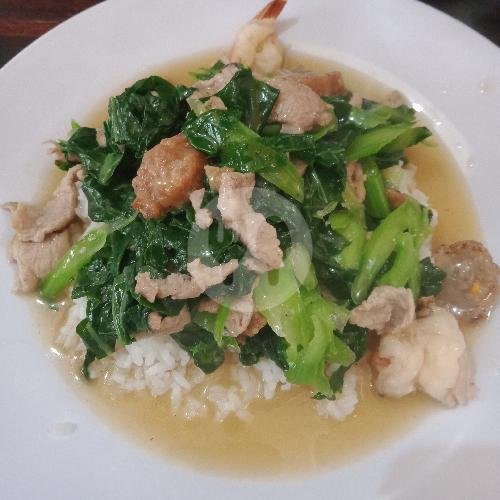 Nasi Cah Kailan,Babi,Udang menu Bakmie Afong 168