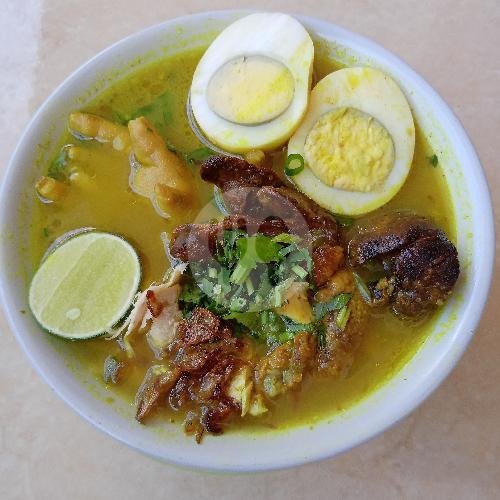 Soto Special (ayam, Ceker, Telur, Hati, Ampela, Kulit)(tanpa Nasi) menu Soto Ayam Elza, Tukad Irawadi