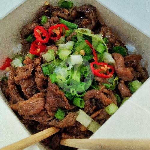 Beef Teriyaki Ricebowl menu CrazyCat Ricebowl, Kerobokan Kelod