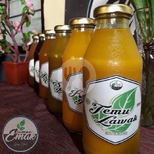 Jamu Temulawak, Kemasan Botol Kaca (350ml) menu Jamu Emak (Djamoe Emak), Bukit Tunggal