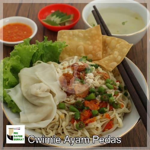 Cwie Mie Ayam Pedas menu Mie Dapur Berkat, Sesetan